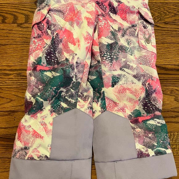 EUC girls Spyder snow/ski bibs size 4 - Picture 5 of 7